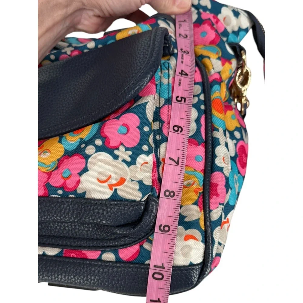 Itzy Ritzy Triple Threat Diaper Bag‎ Posy Pop Floral Multi-Way Backpack Satchel
